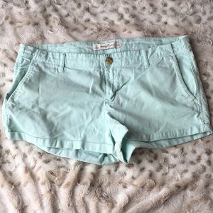 Abercrombie and Fitch mint green shorts 8